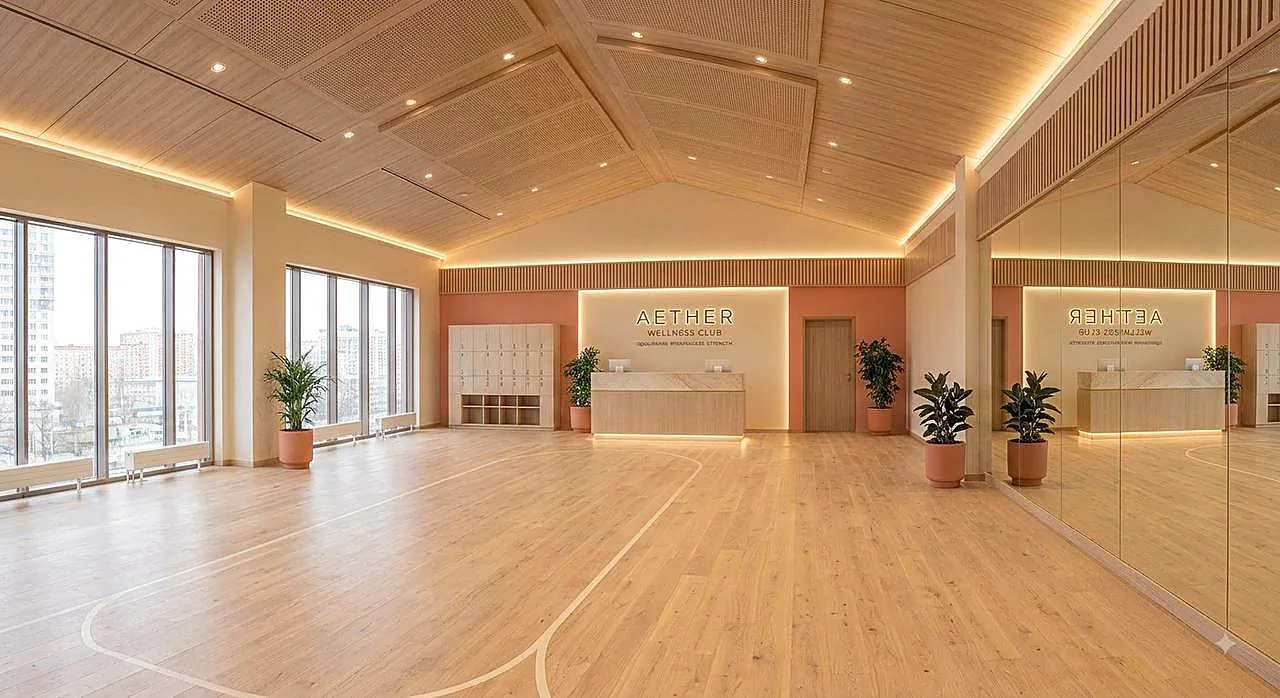La misma sala ya vacía, con el equipo extraído